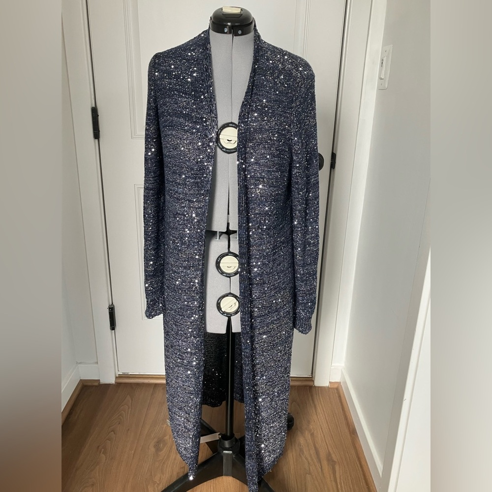 White House Black Market Navy Sweater